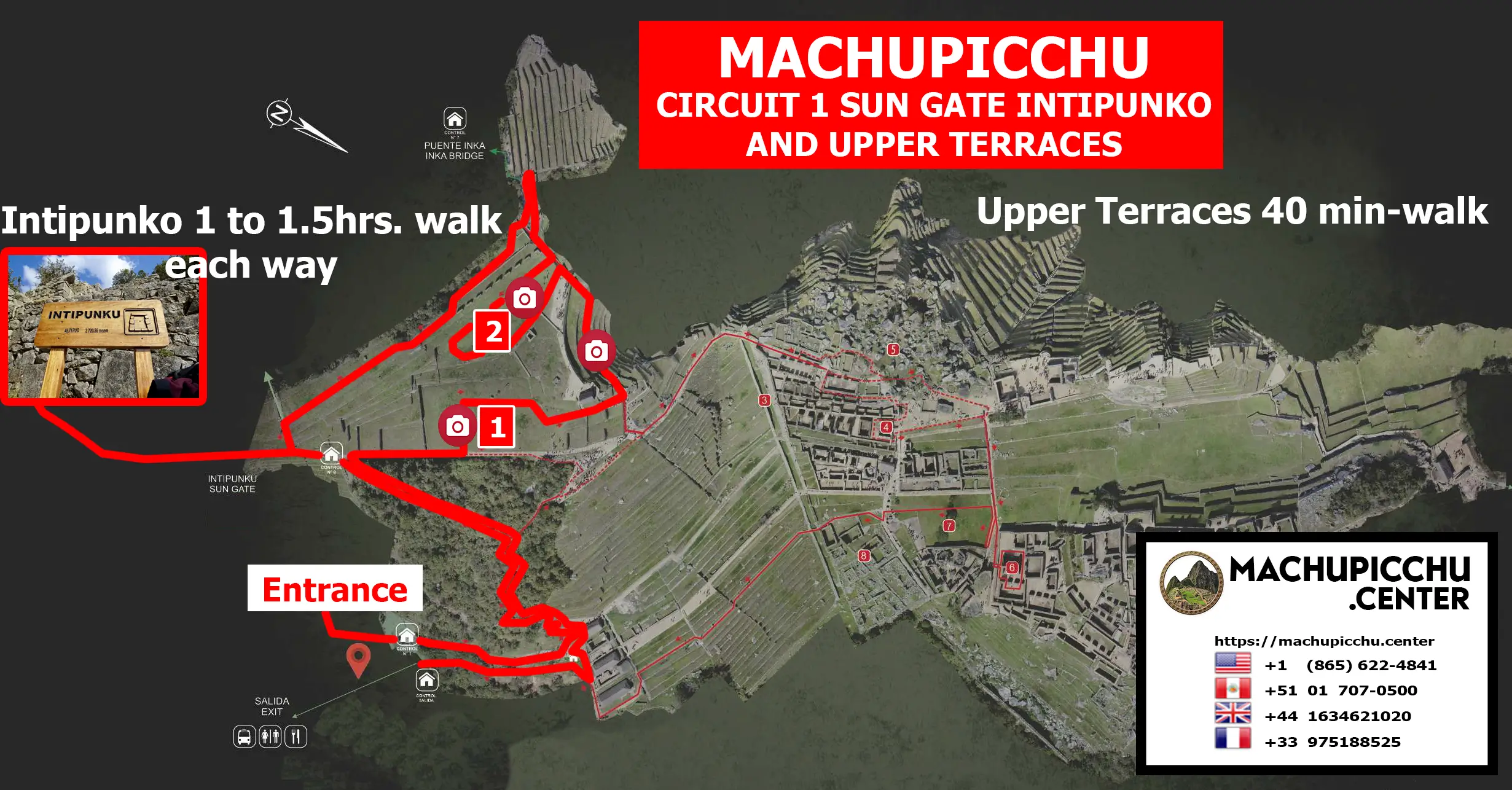 Historic Sanctuary of Machu Picchu Circuit 1 Sun Gate