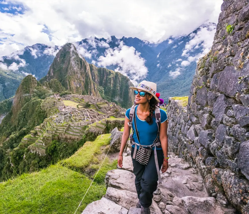 Machu Picchu view from Inca Trail permit